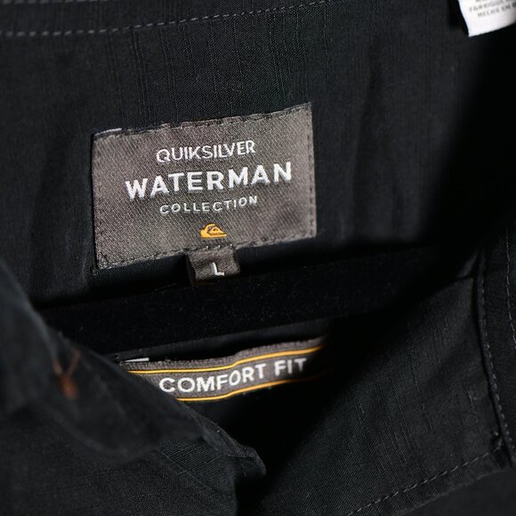 Quicksilver Waterman Tahiti Palms Premium Anti Wrinkle Shirt - Picture 3 of 7